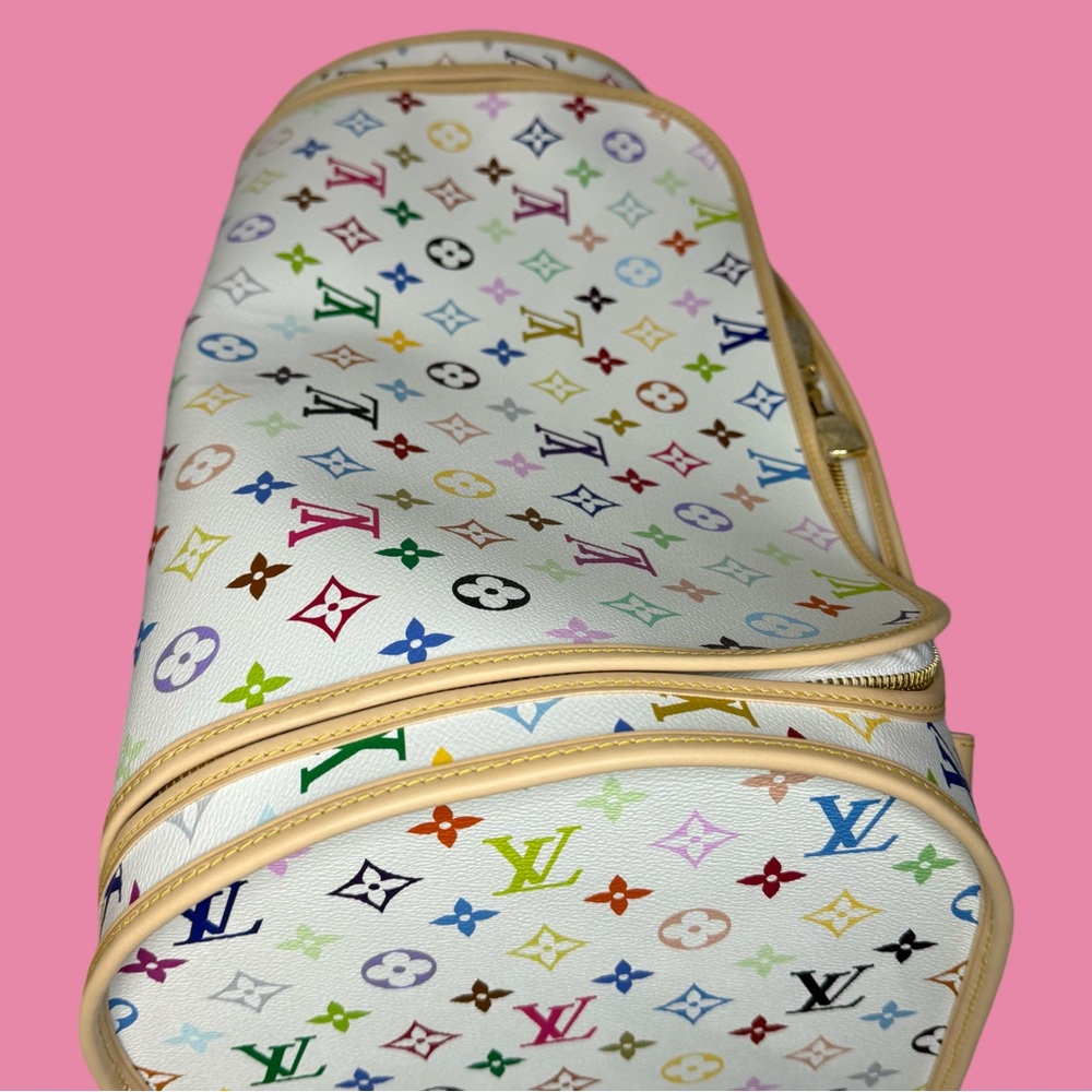 Louis Vuitton White Multicolor Sac Chien - Picture 7 of 13